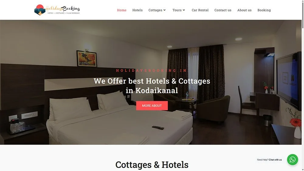 Holiday booking