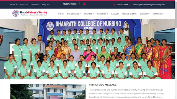 after bharath collageof nursing