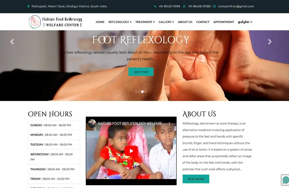 Natural foot reflexology